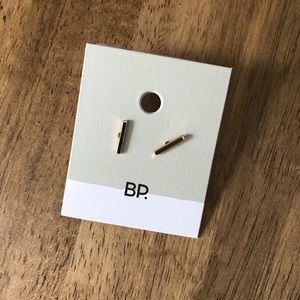BP from Nordstrom gold minimalist earrings